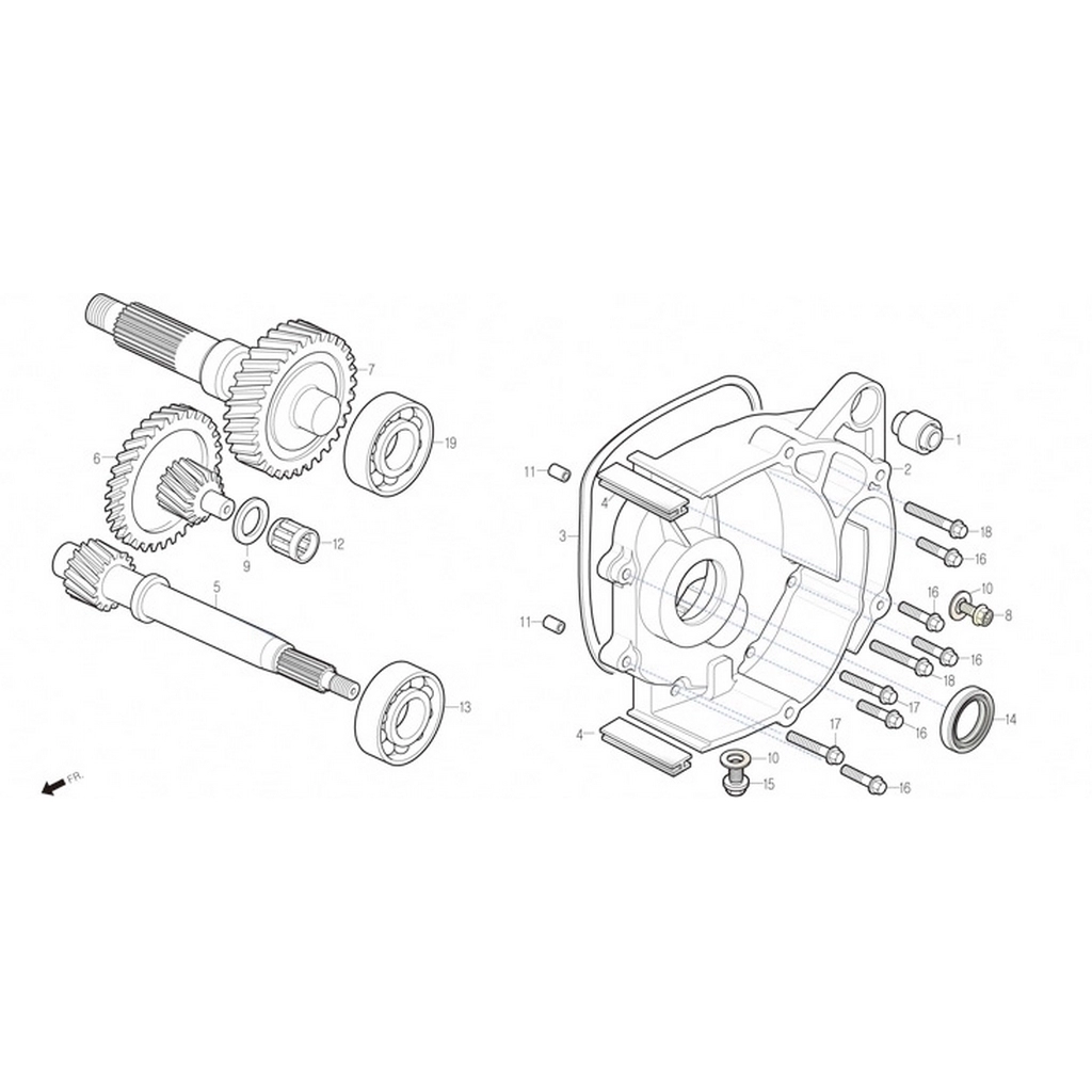 DAELIM SQ125 (DL125-S2) CIVATA 8 mm #SQ125 E1408